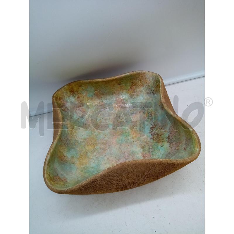 CENTROTAVOLA CERAMICA '50 TONI VERDI  | Mercatino dell'Usato Roma porta maggiore 2