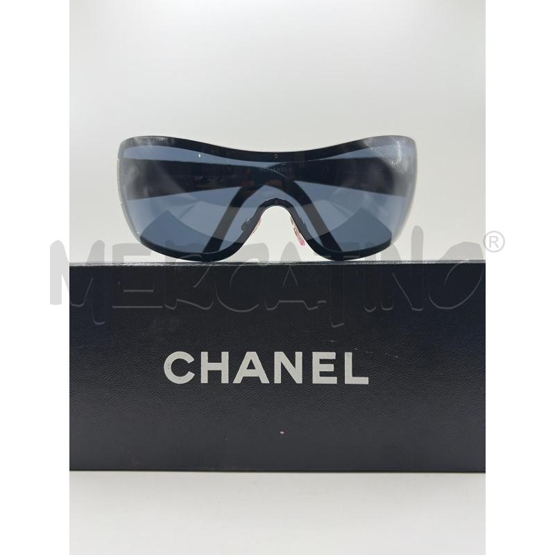 CHANEL OCCHIALI DA SOLE DONNA MASCHERA ASTE MATELASSE | Mercatino dell'Usato Roma porta maggiore 2