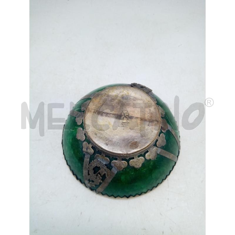 CIOTOLINA ORIENTALE PIETRA VERDE DETT METALLO  | Mercatino dell'Usato Roma porta maggiore 4
