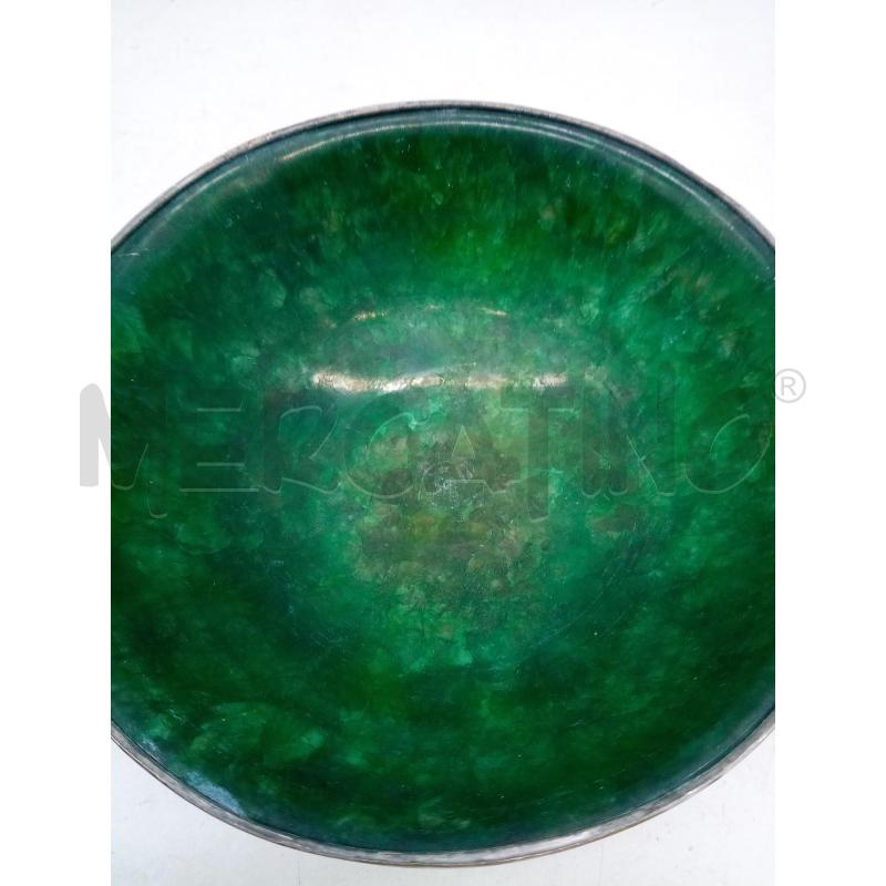 CIOTOLINA ORIENTALE PIETRA VERDE DETT METALLO  | Mercatino dell'Usato Roma porta maggiore 5