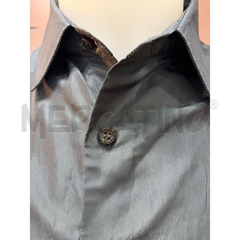 CLASS CAVALLI CAMICIA UOMO GRIGIA SETA  | Mercatino dell'Usato Roma porta maggiore 3