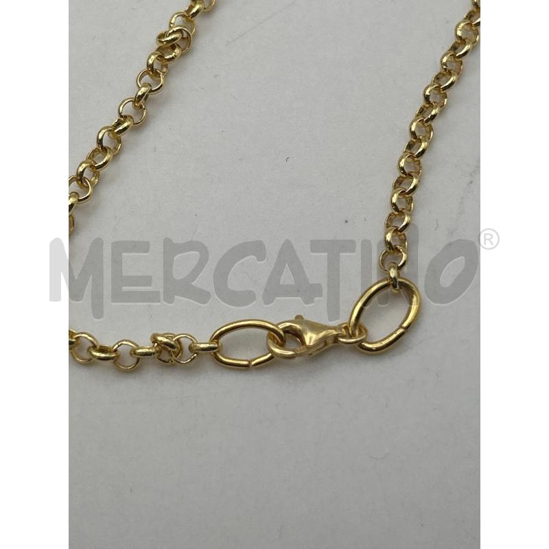 COLLANA CATENINA GOLD CIONDOLO ONICE E CORALLO LAVORATO | Mercatino dell'Usato Roma porta maggiore 4