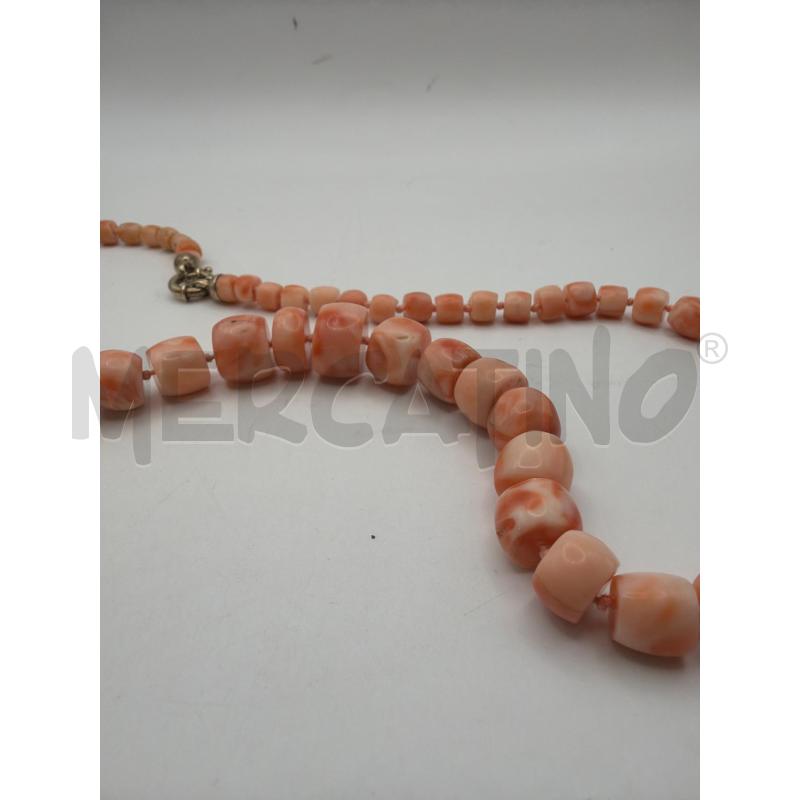 COLLANA CORALLO ROSA CHIUSURA 925 | Mercatino dell'Usato Roma porta maggiore 2