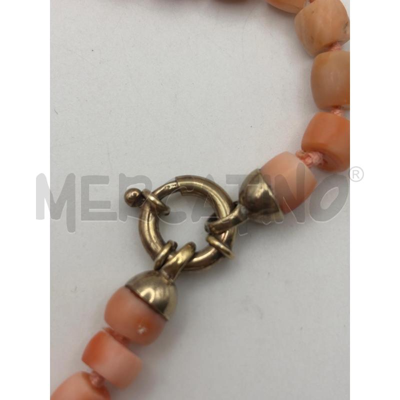 COLLANA CORALLO ROSA CHIUSURA 925 | Mercatino dell'Usato Roma porta maggiore 3