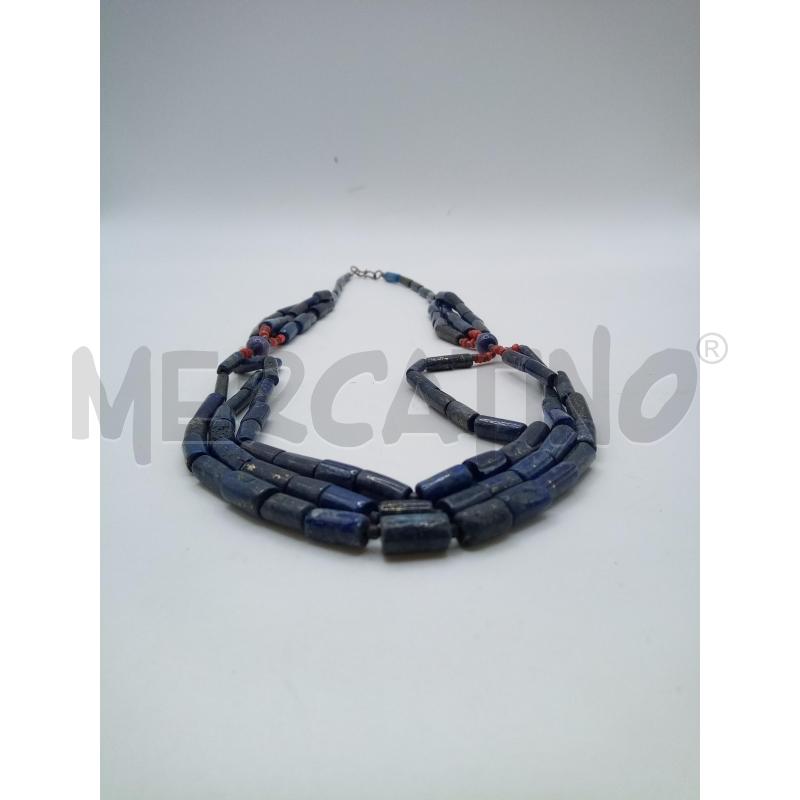 COLLANA LAPISLAZZULI MULTIFILO | Mercatino dell'Usato Roma porta maggiore 4