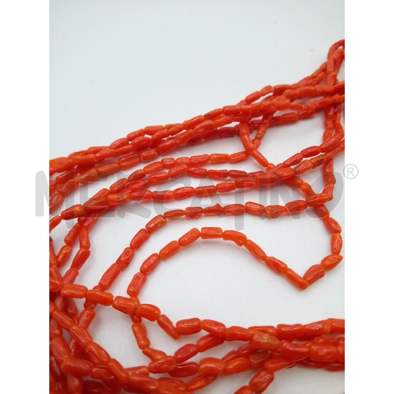 COLLANA MULTIFILO CORALLO CHIUSURA 750 | Mercatino dell'Usato Roma porta maggiore 5