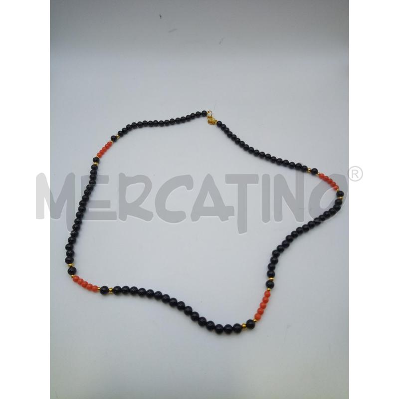 COLLANA ONICE CORALLO CHIUSURA 925 | Mercatino dell'Usato Roma porta maggiore 5