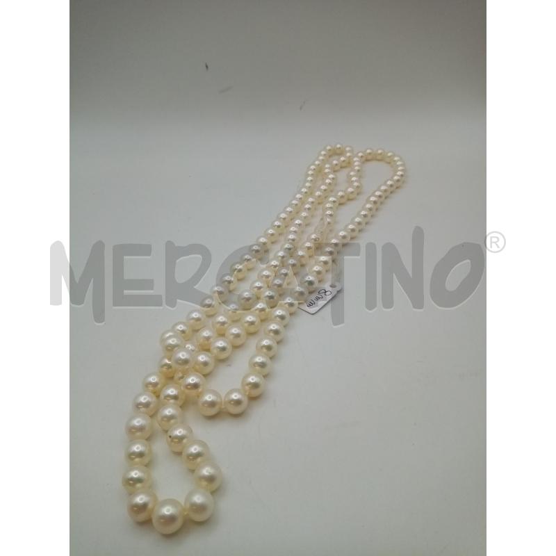 COLLANA PERLE 8MM | Mercatino dell'Usato Roma porta maggiore 1