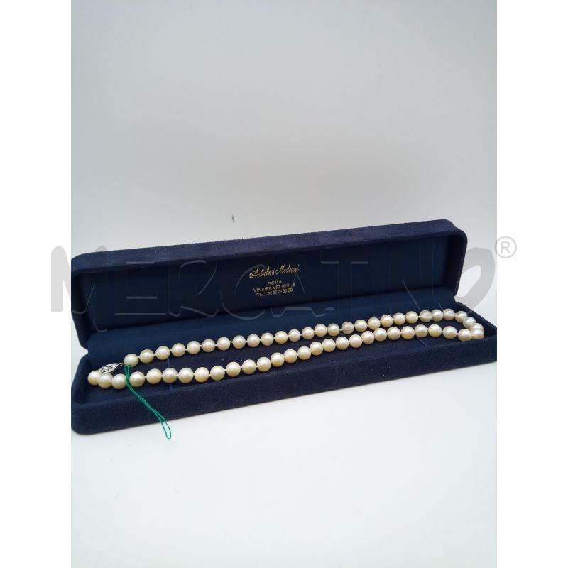 COLLANA PERLE CHIUSURA INCISA | Mercatino dell'Usato Roma porta maggiore 1