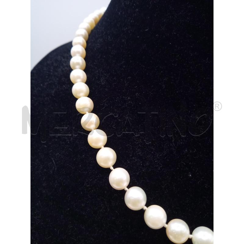 COLLANA PERLE CHIUSURA INCISA | Mercatino dell'Usato Roma porta maggiore 5