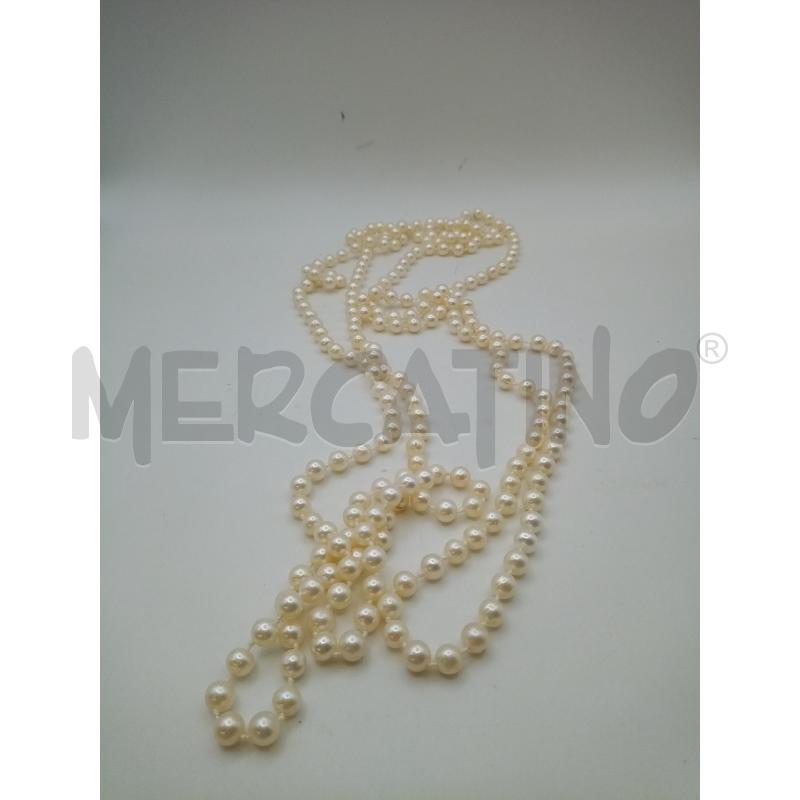COLLANA PERLE LUNGA | Mercatino dell'Usato Roma porta maggiore 1