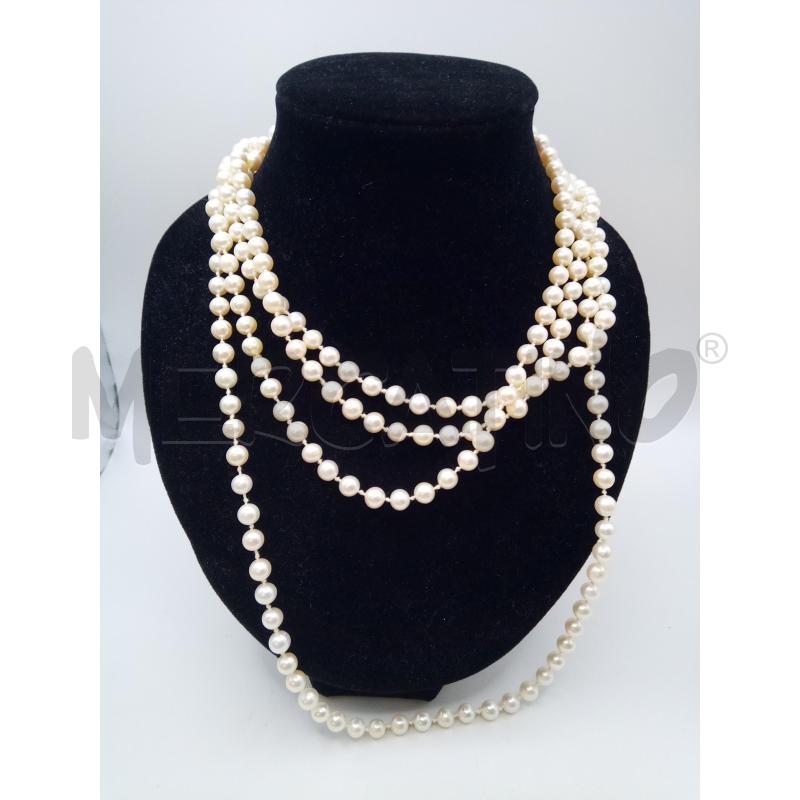 COLLANA PERLE LUNGA | Mercatino dell'Usato Roma porta maggiore 3