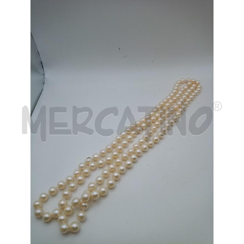 COLLANA PERLE MED. LUNGA | Mercatino dell'Usato Roma porta maggiore 1