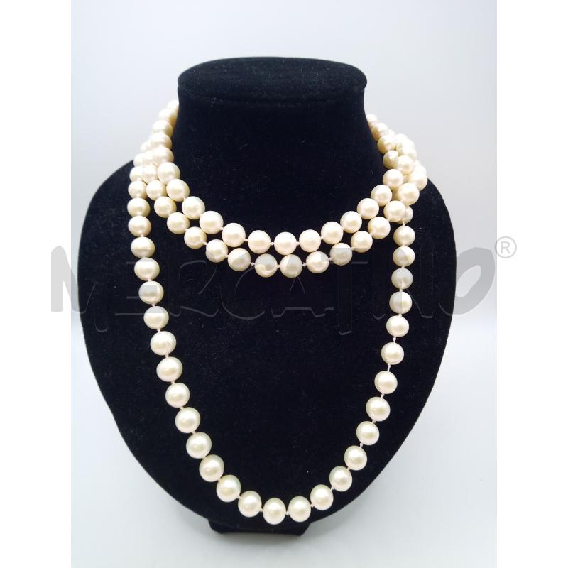COLLANA PERLE MED. LUNGA | Mercatino dell'Usato Roma porta maggiore 3