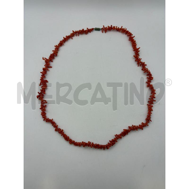 COLLANA RAMETTI CORALLO | Mercatino dell'Usato Roma porta maggiore 1