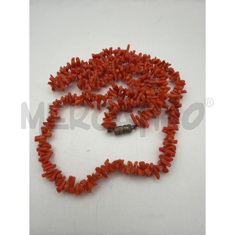 COLLANA RAMETTI CORALLO | Mercatino dell'Usato Roma porta maggiore 3
