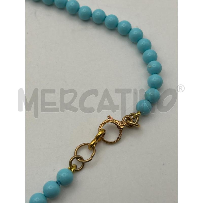 COLLANA SFERE PASTA TURCHERE CIONDOLO RAMO CORALLO | Mercatino dell'Usato Roma porta maggiore 3