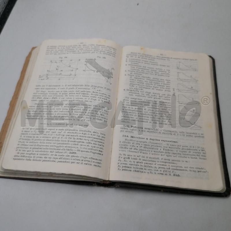 COLOMBO - MANUALE DELL'INGEGNERE 1919 HOEPLI  | Mercatino dell'Usato Roma porta maggiore 4
