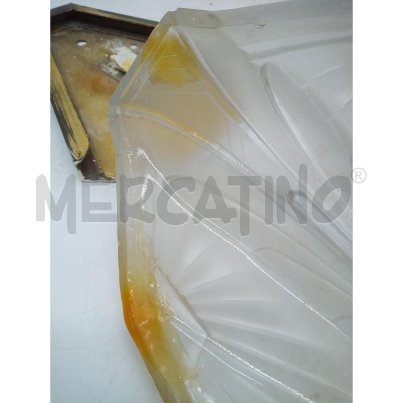 COPPIA APPLIQUE ART DECO STRUTTURA OTTOEN MANCANZE  | Mercatino dell'Usato Roma porta maggiore 5