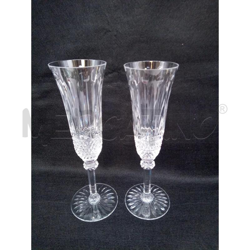 COPPIA FLUTES SAINT LOUIS TOMMY DIFETTI  | Mercatino dell'Usato Roma porta maggiore 1