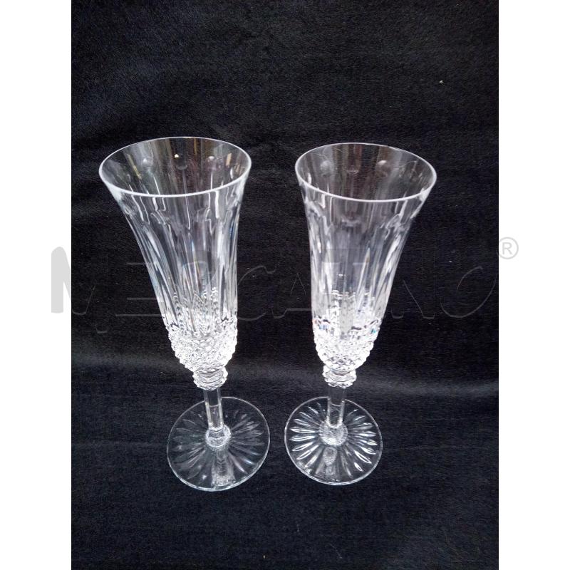 COPPIA FLUTES SAINT LOUIS TOMMY DIFETTI  | Mercatino dell'Usato Roma porta maggiore 2