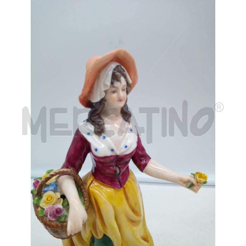 COPPIA STATUINE PORCELLANA VOLKSTEDT CONTADINI | Mercatino dell'Usato Roma porta maggiore 2