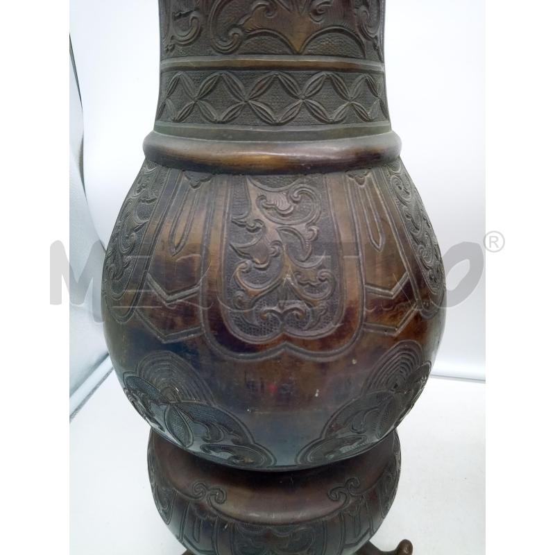 COPPIA VASI GIAPPONE BRONZO EPOCA  | Mercatino dell'Usato Roma porta maggiore 4