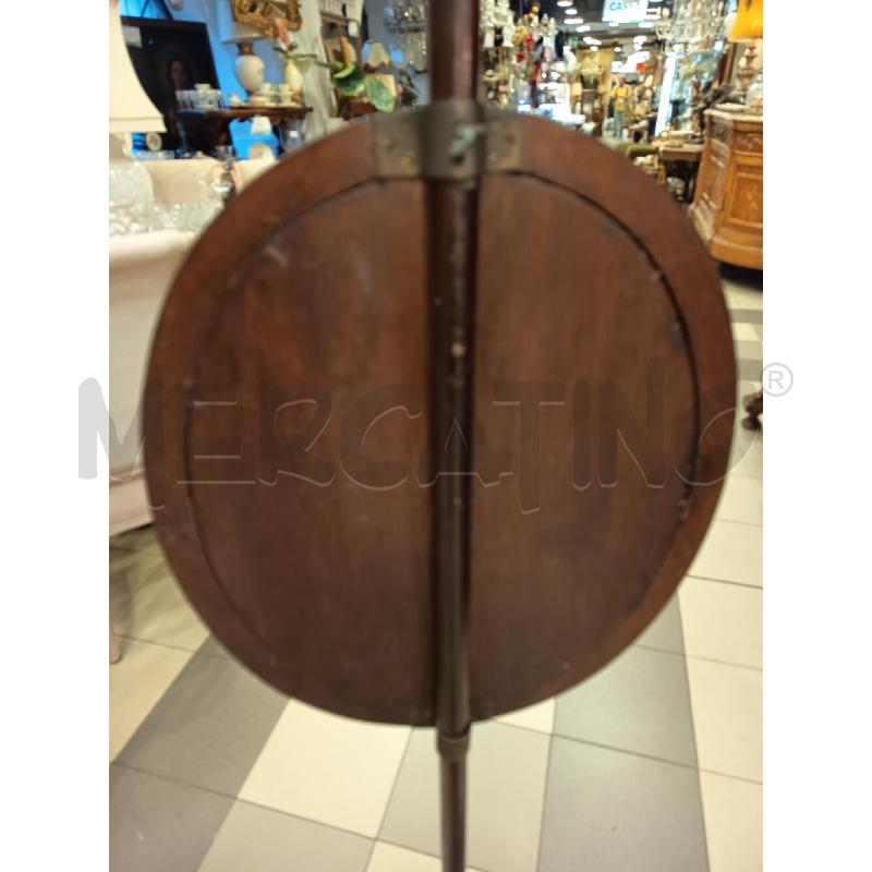 COPRI CAMINO LEGNO OVALE CON TESSUTO DIPINTO FLOREALE  | Mercatino dell'Usato Roma porta maggiore 5