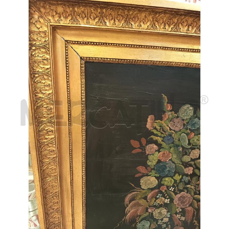 CORNICE 93X116 IMPERO LEGNO DORATO FOGLIE ACANTO | Mercatino dell'Usato Roma porta maggiore 4