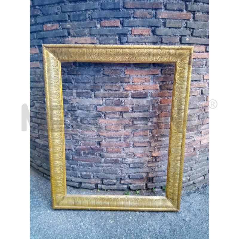 CORNICE LUCE 77X100 LEGNO DORATO IMPERO | Mercatino dell'Usato Roma porta maggiore 1