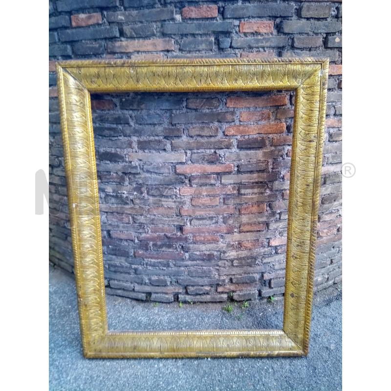 CORNICE LUCE 77X100 LEGNO DORATO IMPERO | Mercatino dell'Usato Roma porta maggiore 1