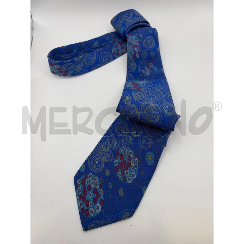 CRAVATTA FENDI AZZURRA CERCHI | Mercatino dell'Usato Roma porta maggiore 2