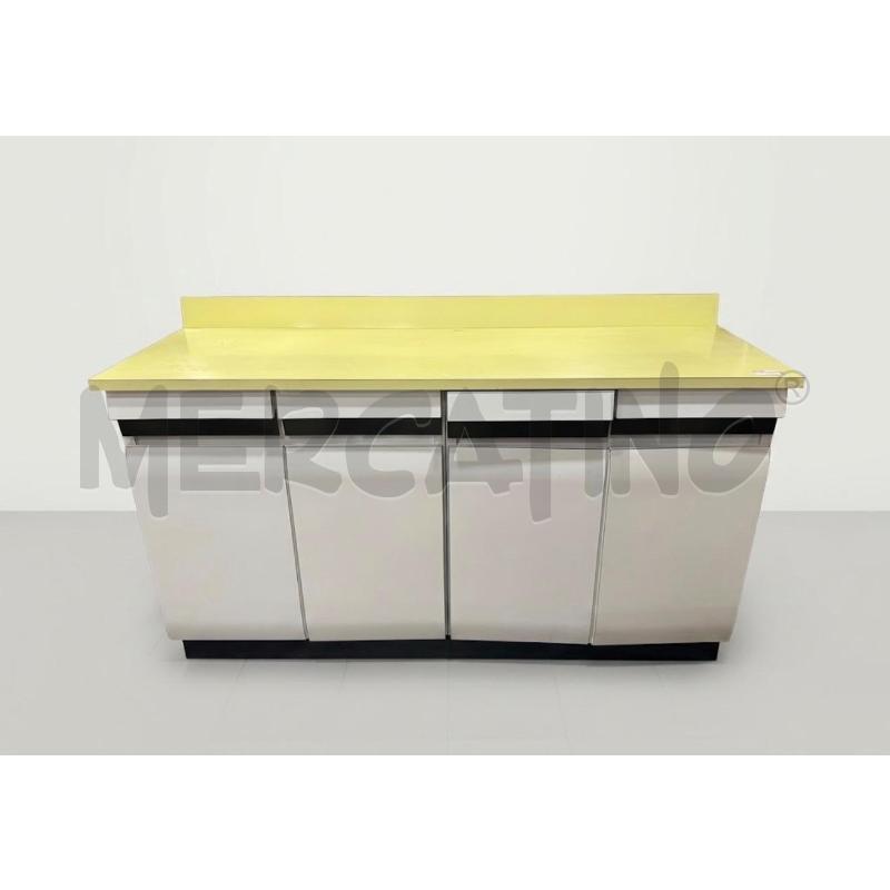 CREDENZA FORMICA CIANO | Mercatino dell'Usato Roma porta maggiore 1