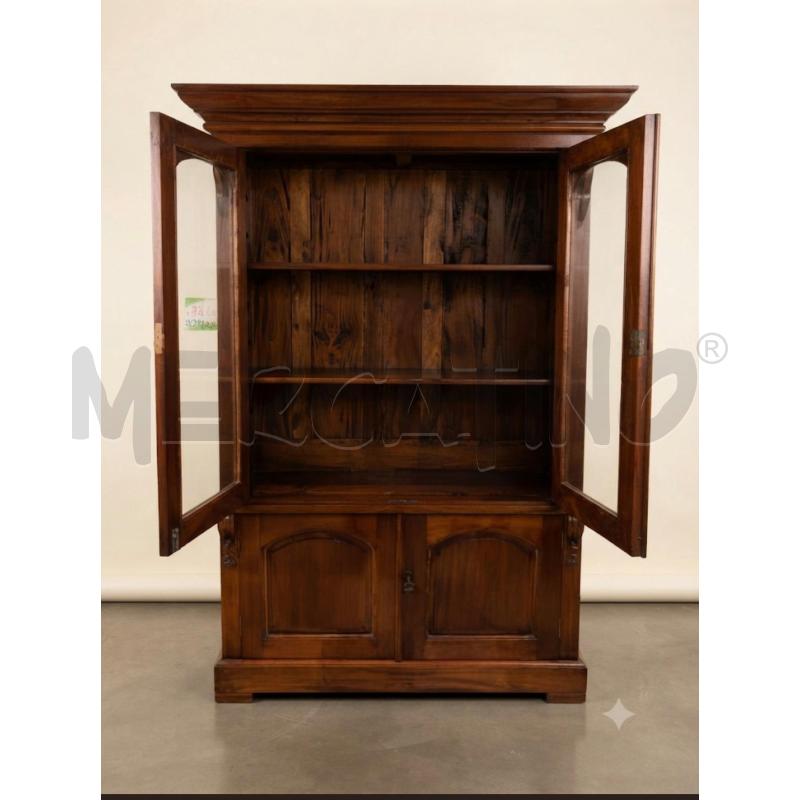 CREDENZA STILE INGLESE MOGANO 2SP 2ANTE | Mercatino dell'Usato Roma porta maggiore 1