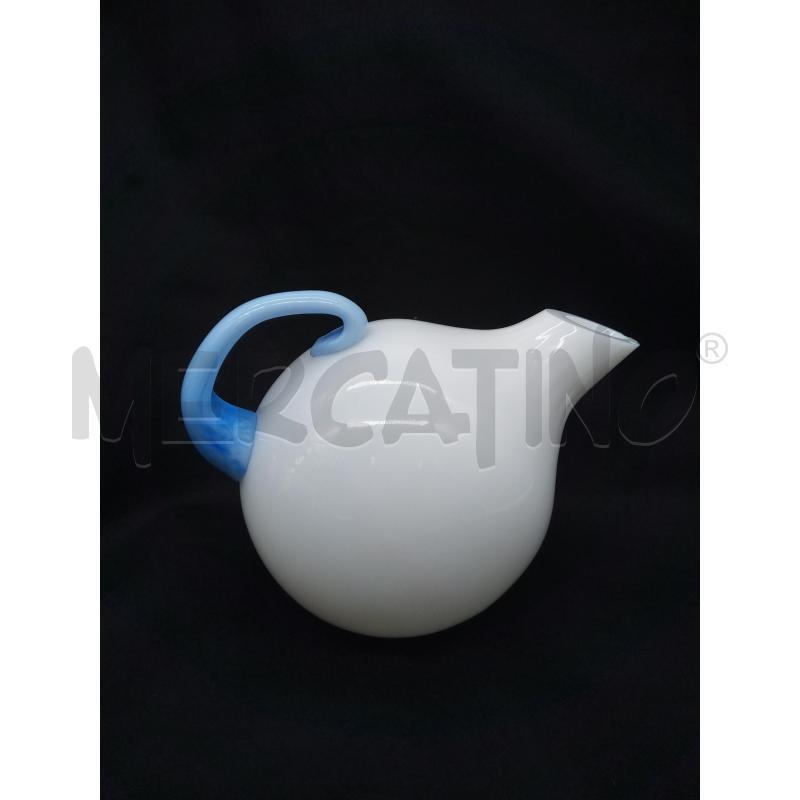 DECANTER LATTE IN VETRO BRACCIO AZZURRO DIFETTI | Mercatino dell'Usato Roma porta maggiore 1