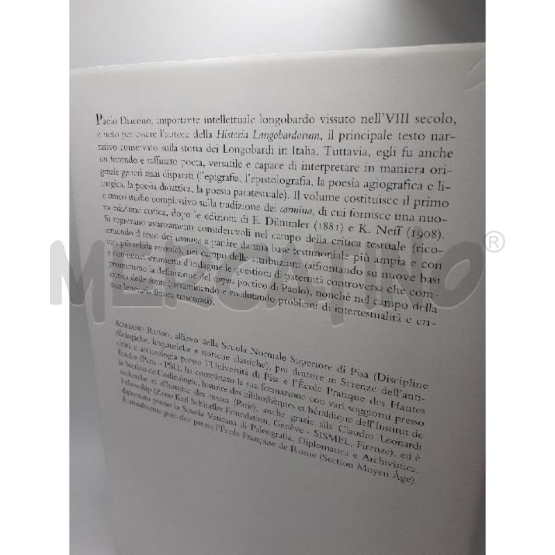 DIACONO - CARMINA | Mercatino dell'Usato Roma porta maggiore 2