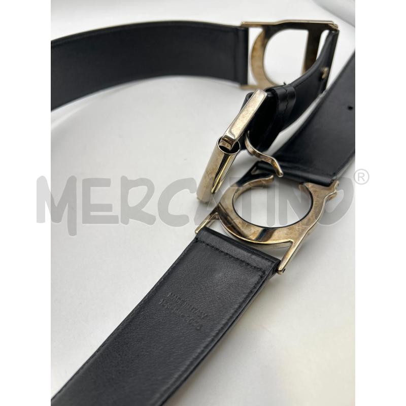 DIOR CINTURA NERA PELLE LOGO C D IMPUNTURATA | Mercatino dell'Usato Roma porta maggiore 5