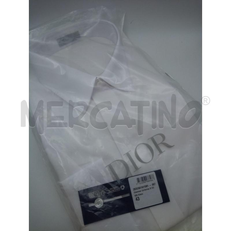 DIOR UNIFORME CAMICIA UOMO BIANCA LOGHETTO | Mercatino dell'Usato Roma porta maggiore 1