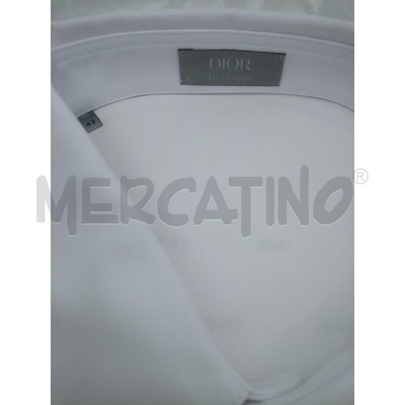 DIOR UNIFORME CAMICIA UOMO BIANCA LOGHETTO | Mercatino dell'Usato Roma porta maggiore 2