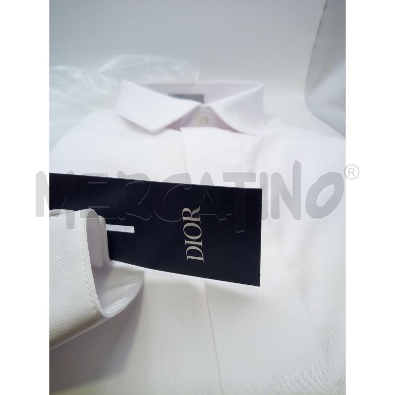 DIOR UNIFORME CAMICIA UOMO BIANCA LOGHETTO | Mercatino dell'Usato Roma porta maggiore 4
