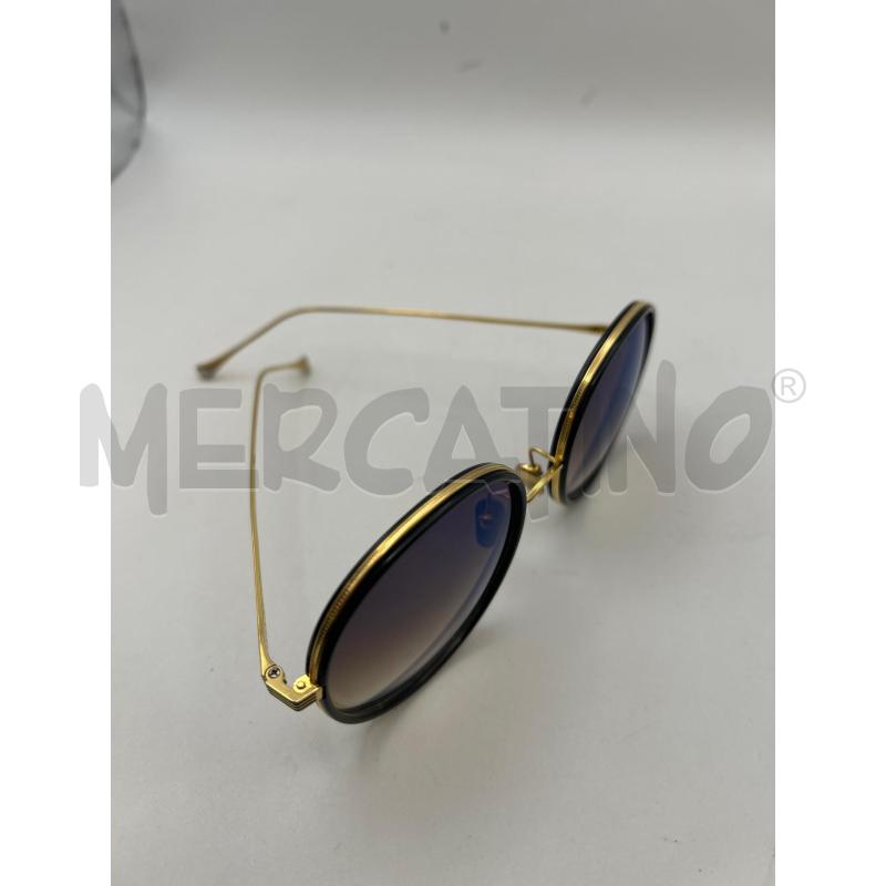 DITA OCCHIALI LENTE TONDA MARRONE ASTE GOLD LD | Mercatino dell'Usato Roma porta maggiore 5