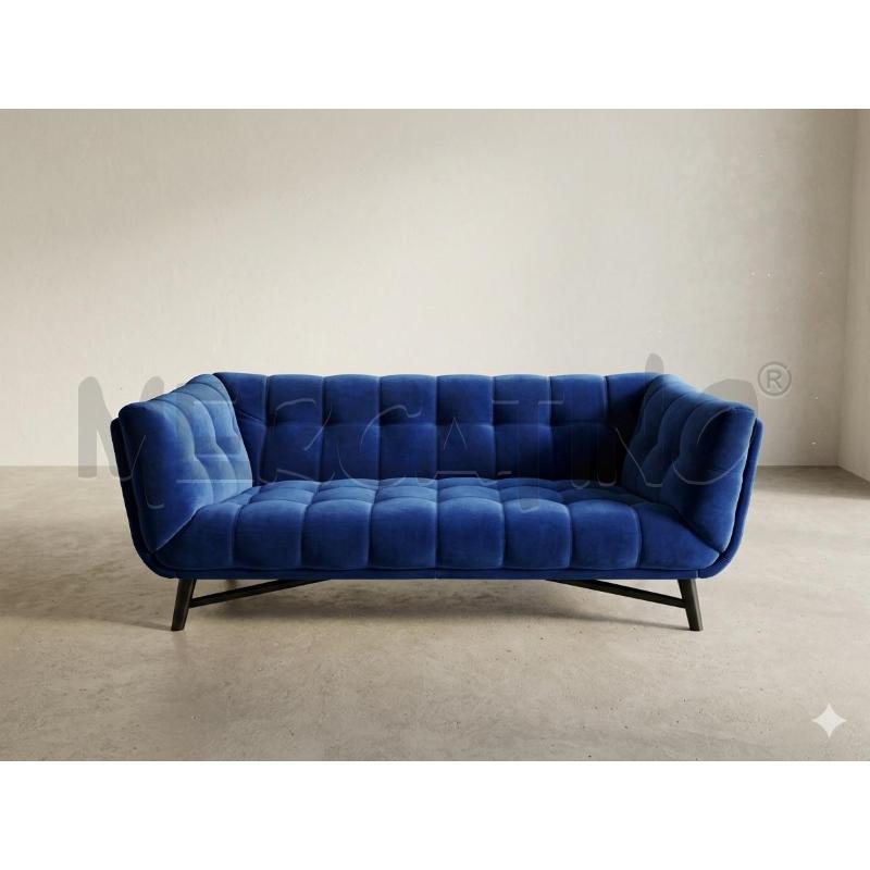 DIVANO ROCHE BOBOIS BLU  | Mercatino dell'Usato Roma porta maggiore 1