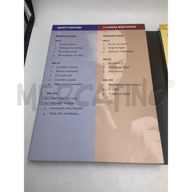 DVD LOTTO COFANETTI LE COMMEDIE DI EDUARDO  | Mercatino dell'Usato Roma porta maggiore 3