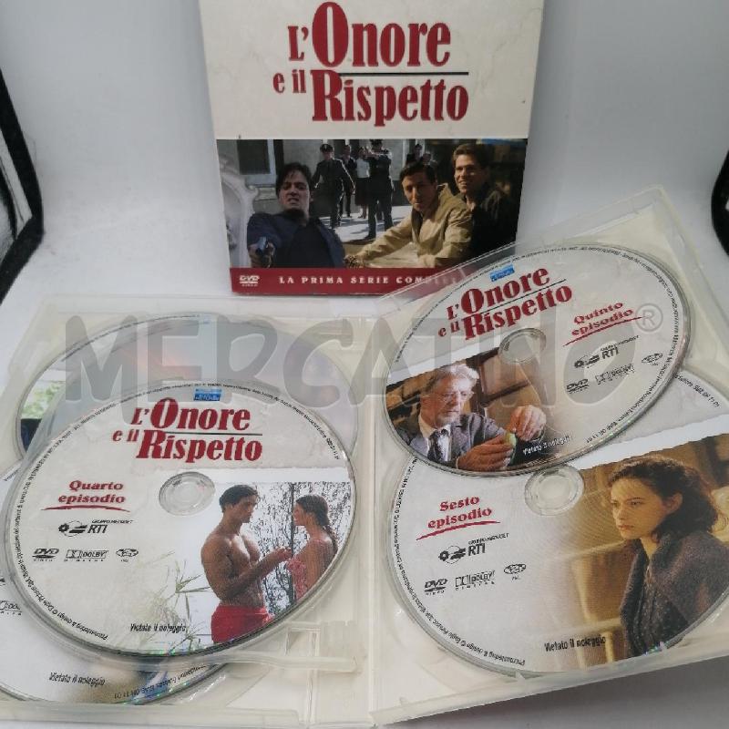 DVD PRIMA SERIE L'ONORE E IL RISPETTO  | Mercatino dell'Usato Roma porta maggiore 3