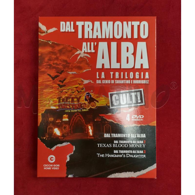 DVD TRILOGIA DAL TRAMONTO ALL'ALBA  | Mercatino dell'Usato Roma porta maggiore 1