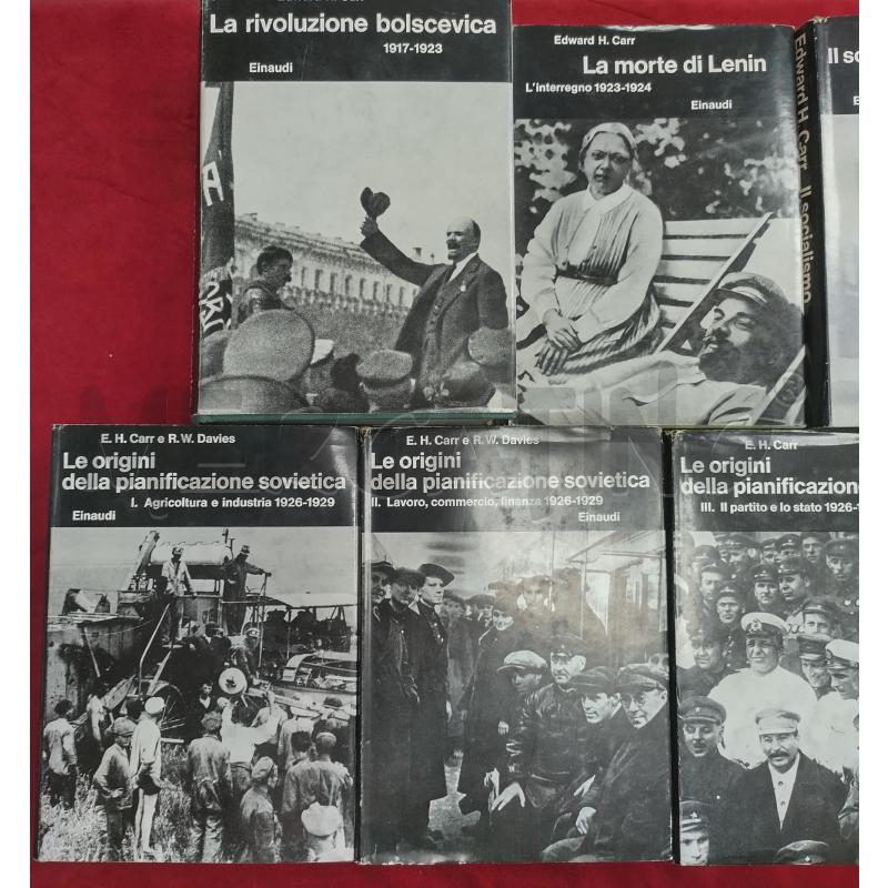 EDWARD H. CARR - STORIA DELLA RUSSIA EINAUDI 9 VOLUMI  | Mercatino dell'Usato Roma porta maggiore 4