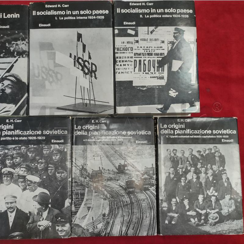 EDWARD H. CARR - STORIA DELLA RUSSIA EINAUDI 9 VOLUMI  | Mercatino dell'Usato Roma porta maggiore 5