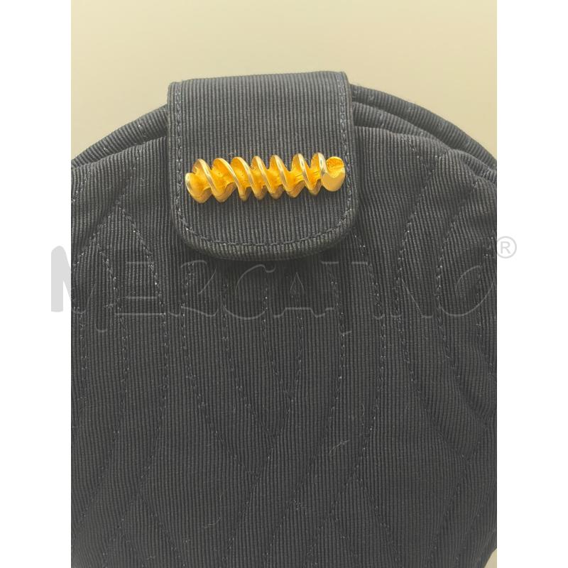 FENDI BORSA DONNA BLU FUSILLO GOLD TRACOLLA TRAPUNTATA MINI   | Mercatino dell'Usato Roma porta maggiore 2