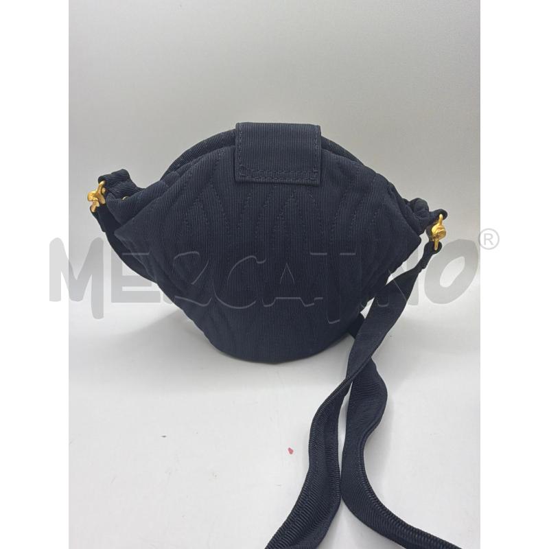 FENDI BORSA DONNA BLU FUSILLO GOLD TRACOLLA TRAPUNTATA MINI   | Mercatino dell'Usato Roma porta maggiore 4