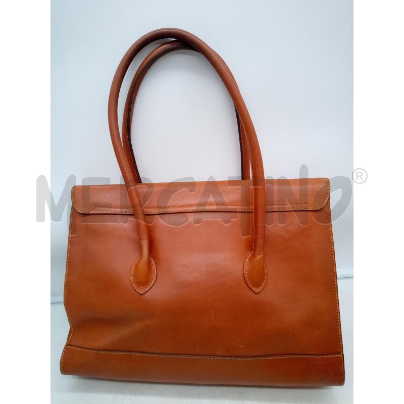 FENDI BORSA MARRONE PELLE 2 MANICI LOGO IN RILIEVO | Mercatino dell'Usato Roma porta maggiore 2